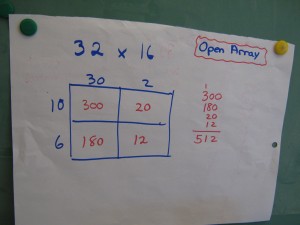 open array for multiplication